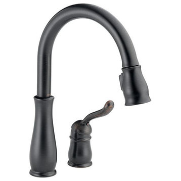 Delta Leland Single Handle Pull-Down Kitchen Faucet, Venetian Bronze, 978-RB-DST