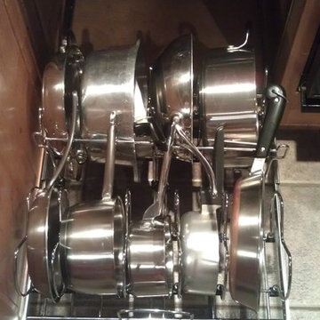 Storage Ideas pot n pan rack
