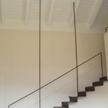 Scala in lamiera di ferro