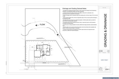 Grading Drainage Plan