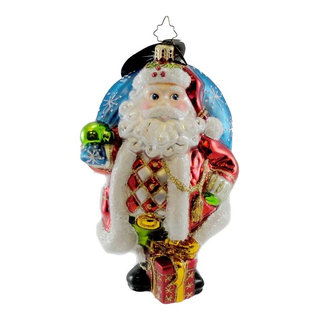 Christopher Radko Nick-Nack Napsack Blown Glass Ornament Christmas Santa 1014424