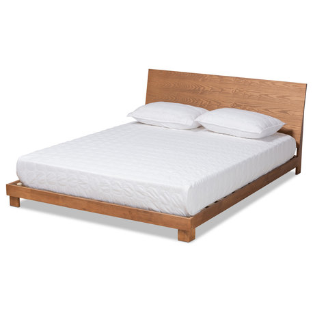Cassiel Modern Low Profile Platform Bed, Full