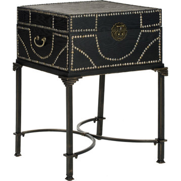 Anthony Side Table - Dark Brown