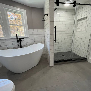 A Stunning Transformation: Two Bathroom Remodels and More in Dedham, MA