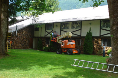 Example of a classic exterior home design in Vancouver