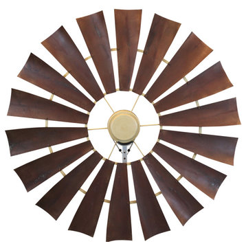 46"Western Rawhide Windmill Ceiling Fan | The American Fan