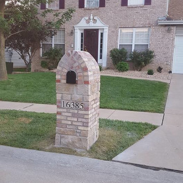 Stone and Brick Mailbox in Florissant, Mo