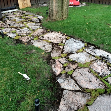 The flagstone pathway