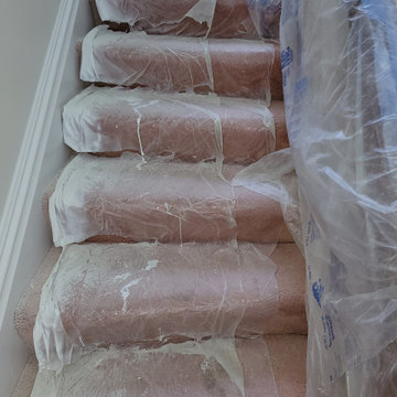 floor and stairway rehab in historical home