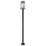 Z-Lite - Millworks 2 Light Post Light or Accessories, Black, 14.75 - The importance of lighting is not to be downplayed, and adding the elegant look of this outdoor light amplifies its design power. Perfect the modern aesthetic of a front yard or back walkway with a bold black finish and charming lantern style frame.