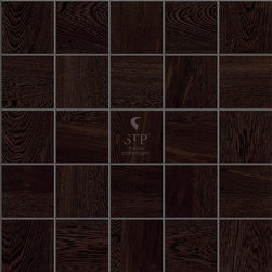 STP Wood Flooring / Wall Covering - Wenge mosaics - Natural - Mosaic Tile