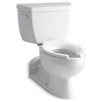 Kohler Barrington 2-Piece Elongated 1.6 GPF Toilet w/ Left-Hand Lever, White