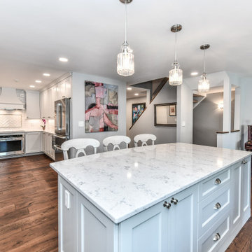 Reston Lakefront Townhome Transitional First Floor