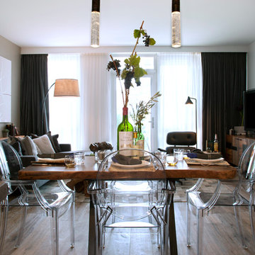 My Houzz: City Condo Is Set to Entertain