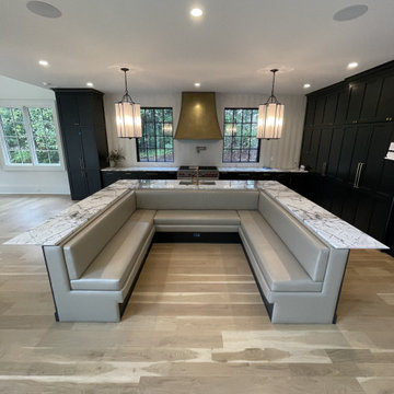 Kitchen Remodel with Custom Banquette Island — Atlanta