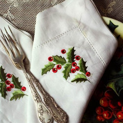 Hollyberry Napkins - Holiday Decorations