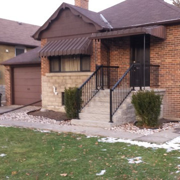 Lothian Ave. Etobicoke-complete front yard rebuild working with tight budget