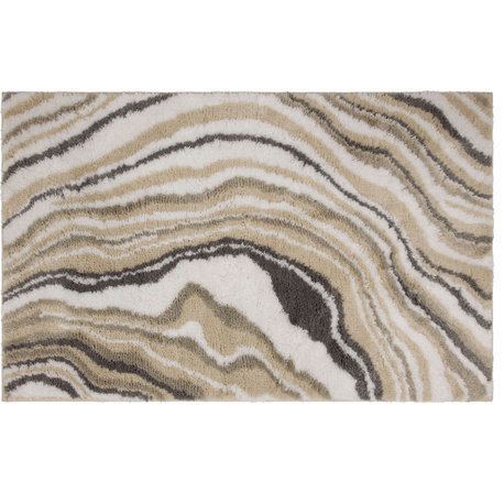 Mohawk Home Serpentine Taupe 1' 9" x 2' 10" Bath Mat