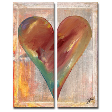 Heartwork "Carter" 2-Piece Canvas Art Set, 30"x12"