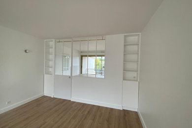 Inspiration pour un salon minimaliste.