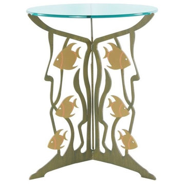 Fish Glass Top Table