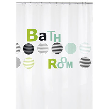 Luxury Fabric Shower Curtain, Bathroom