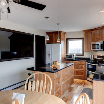 Medallion Cabinets, Shaker Style Door, Cherry Wood