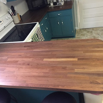 Black Walnut Butcher Block Countertops