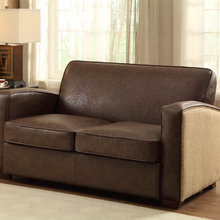 leather loveseat
