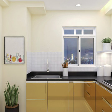 Modern Kitchen Interior Design by Custom Design Interiors Pvt Ltd
