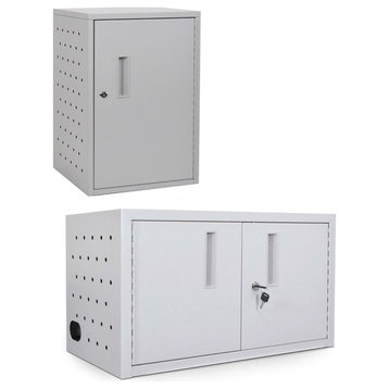 12 -Tablet Vertical Wall/Desk Charging Box and Tablet Wall/Desk Charging Box