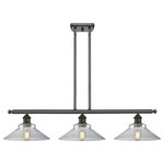 Innovations Lighting - Orwell 3-Light LED Island Light, Oil Rubbed Bronze, Glass: Clear - A truly dynamic fixture, the Ballston fits seamlessly amidst most decor styles. Its sleek design and vast offering of finishes and shade options makes the Ballston an easy choice for all homes.