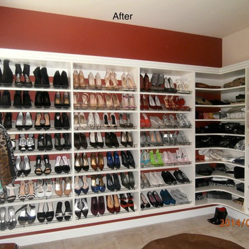 Shoe Closet Makeover - Atlanta, Georgia