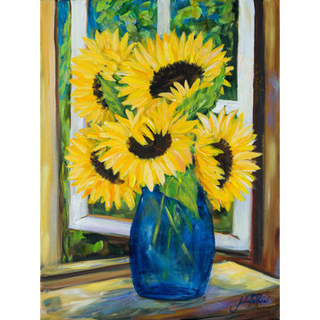 "SunFlowers" Canvas Art, 16"x24"