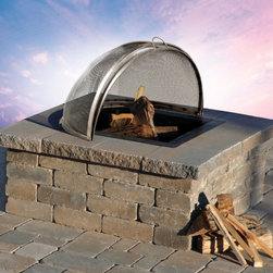 Pre-Packaged Olde English Square Fire Pit Kit - Fire Pits