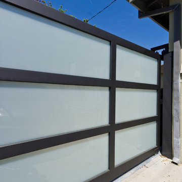 Glass Gates and Garage Door in Culver City