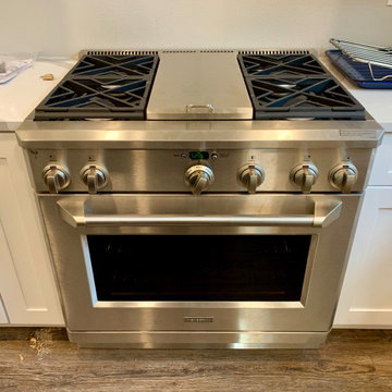 Stainless Steel 36" GE Monogram Dual Fuel Range