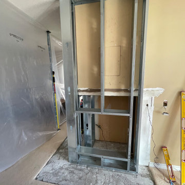 Fireplace redesign.