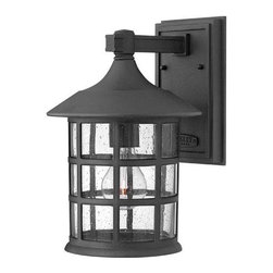 Hinkley Lighting - Hinkley Lighting 1804BK-Gu24 Outdoor Sconce Lighting FreepoRT - Outdoor Wall Lights And Sconces