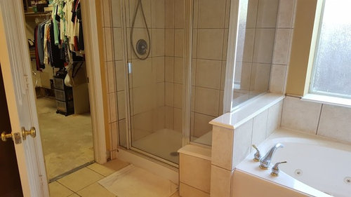 Please Need Help With New Master Shower And Closet Door Next To It