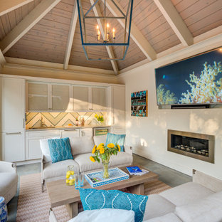 75 Beautiful Outdoor Design With A Fireplace And A Gazebo Pictures