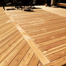 Western Red Cedar Deck - Products