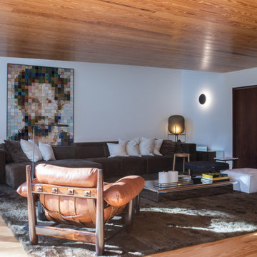 Living Room Sofa with Large Artwork, Aroeira