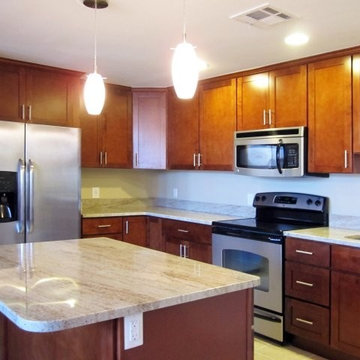 Completed Shaker Style Kitchens