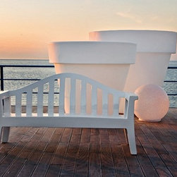 Crystal Moon Outdoor Floor Lamp by Serralunga - Outdoor Floor Lamps