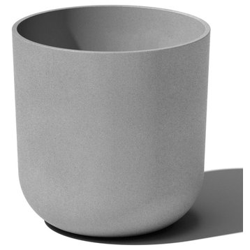 Pure Series Kona Planter, Grey, 15 Inches, 1 Pack