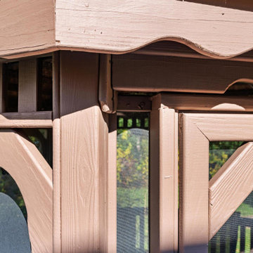 Vintage Collection English Walnut, Universal Rail Exresso, Gazebo Refurbishment