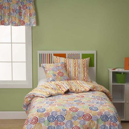 Super Swirl Contemporary Youth Bedding Set By SIS Covers - Kids Bedding