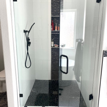 Frameless Enclosure with Matte Black Hardware
