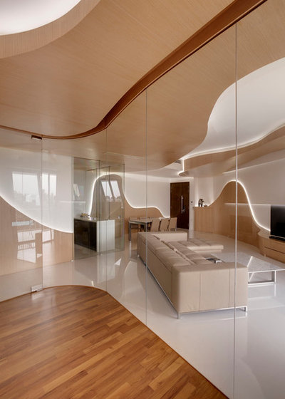 Contemporary Living Room by Lim Ai Tiong (LATO) Design